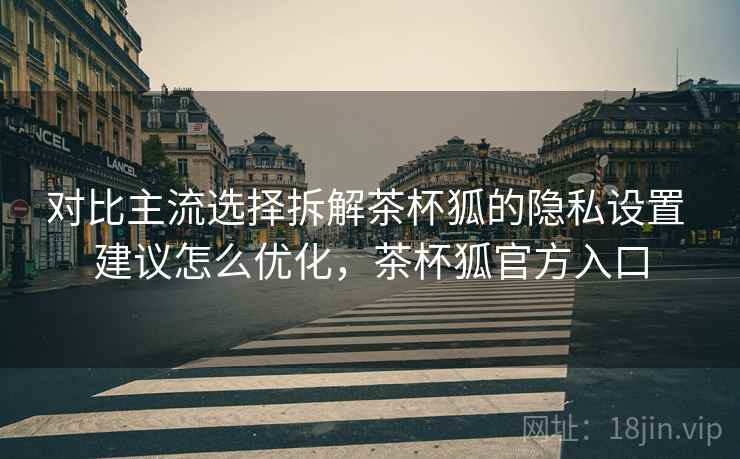 对比主流选择拆解茶杯狐的隐私设置 建议怎么优化，茶杯狐官方入口