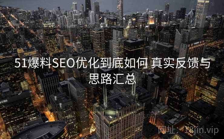 51爆料SEO优化到底如何 真实反馈与思路汇总